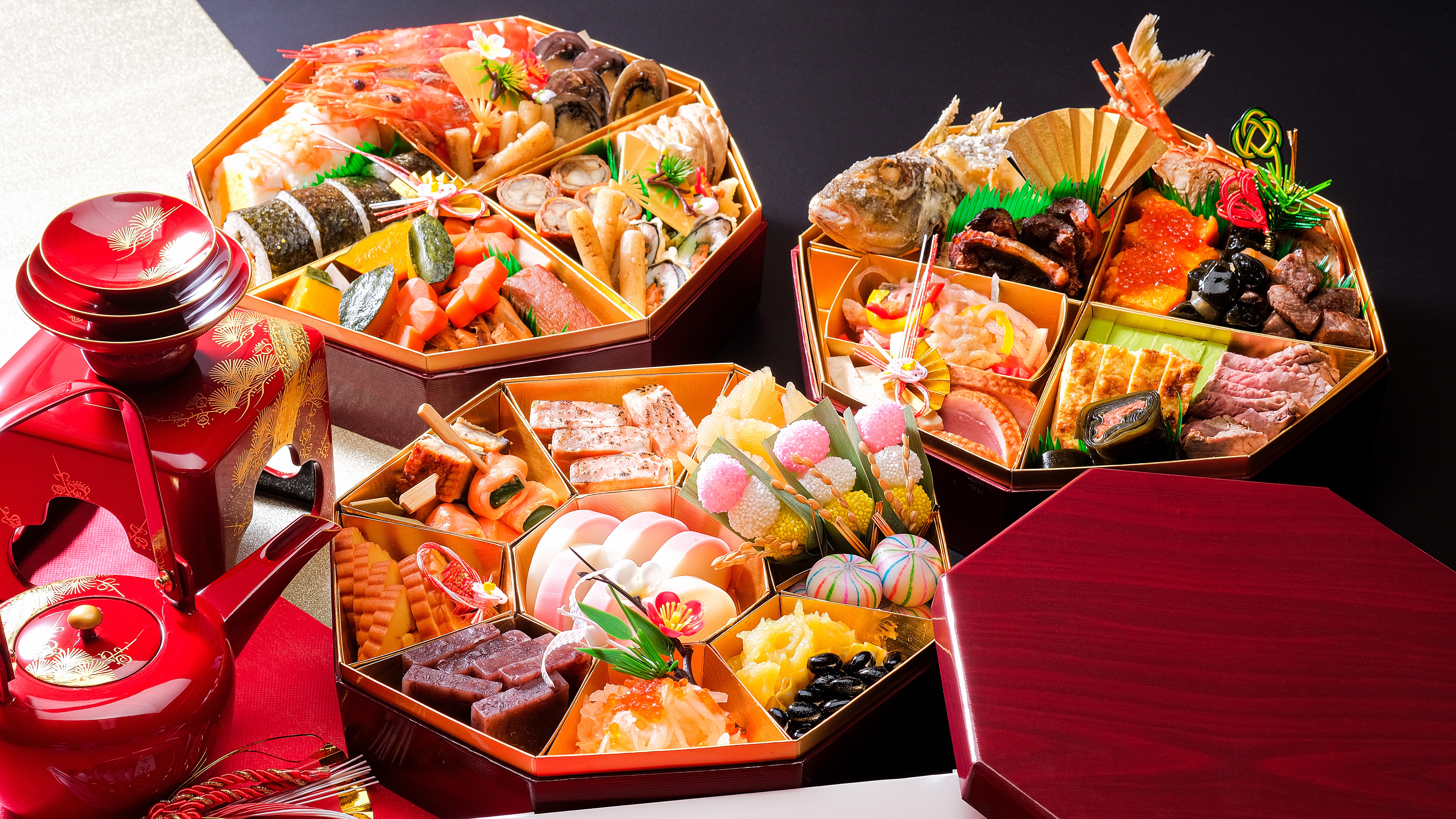 【四つ竹店舗でのお渡し】四つ竹　料亭のおせち